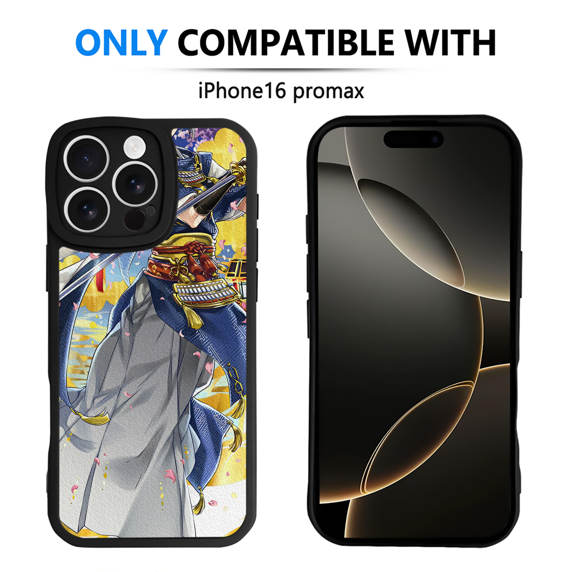 （画像用） 刀剣乱舞 Touken Ranbu 【iPhone 16シリーズ対応】シリコンスマホケース（レザー調） 材質：シリコン